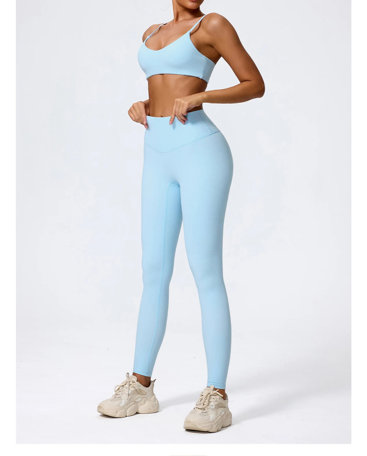 Hearuisavy Summer Super-Soft 2Pcs Women's Running Sports Shorts Set Breathable Fitness Yoga Bra Casual Push Up Workout Crop Top