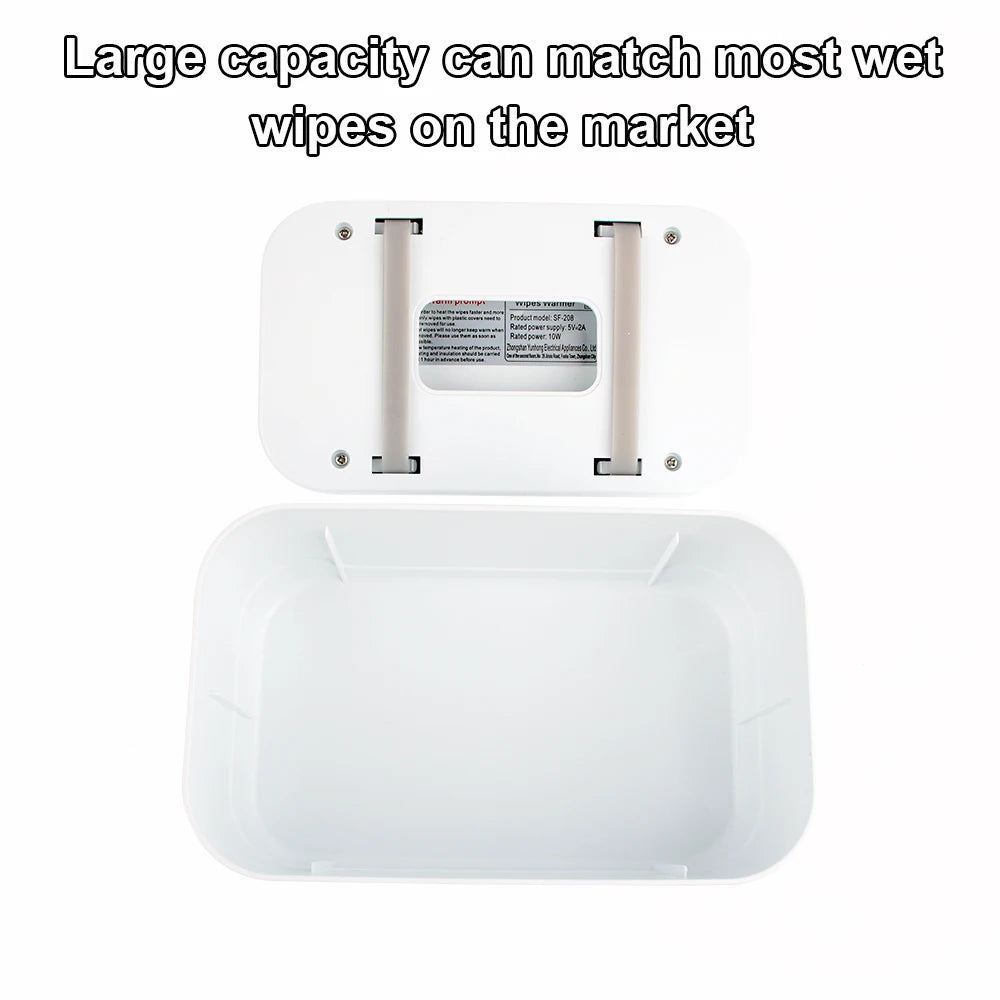 Baby Wipes Heater Wet Towel Dispenser Thermostat Warmer Tissue Paper Case Napkin Electric Heating Insulation Storage Box Holder