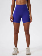 Hearuisavy Summer Soft Yoga Shorts Buttock Lift Gym Leggings Women High Waist Sports Shorts Women Running Workout Shorts Female