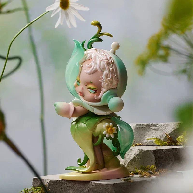 POP MART SKULLPANDA Petals In Four Acts Series Mystery Box Genuine Blind Box Guess Toys Bag Ornament Figurine Home Decor Desktop