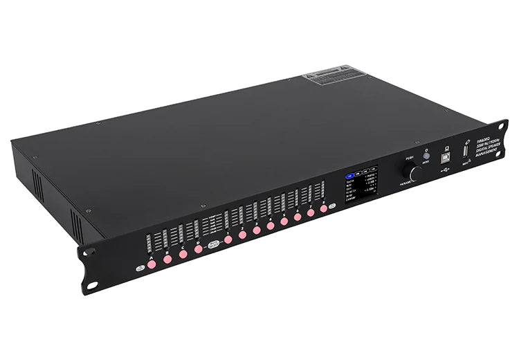 DP48X Professional Digital Audio Processor 4Input 8Output  Drive Rack Procesador With RIR DEQ 192KHZ Speaker Management System