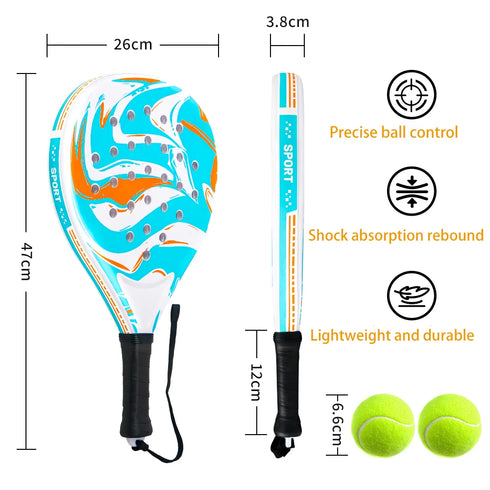2026 Newest Tennis Racket | Padel Racket, Made of Ultra Light Carbon Fiber Material, with Strong Elasticity and Good Quality
