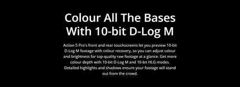 DJI Osmo Action 5 Pro Standard Combo Next-Gen 1/1.3 ″ Sensor Clear OLED Touchscreens 32X Super Slow Motion