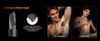 MAXGROOM Manscape Body Hair Trimmer 4 in 1 IPX6 Waterproof Pubic & Groin Shave Electric Grooming Kit for Men Nose Beard Trimmer