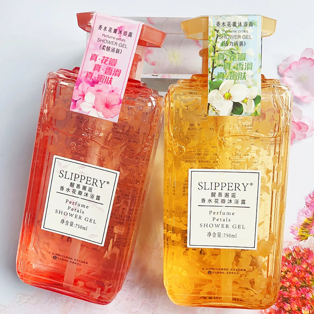 Perfume Petal Shower Gels Moisturizing Tender Smooth Whitening Body Wash Body Care Oil Control Refreshing Body Bathe Skin Care Main image