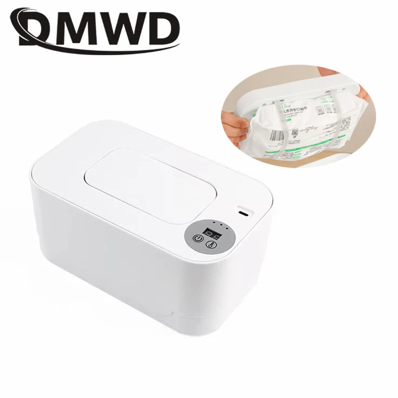 Baby Wipes Heater Wet Towel Dispenser Thermostat Warmer Tissue Paper Case Napkin Electric Heating Insulation Storage Box Holder