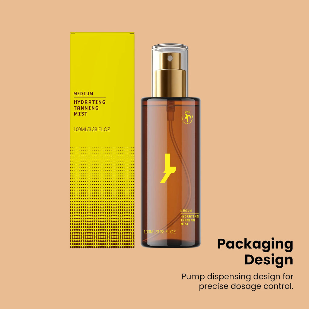 Enhancing Tanning Spray Natural Shiny Bronzer Skin Nourishing Moisturizing Summer Beach Sunbathing Portable Tanning Mist Spray