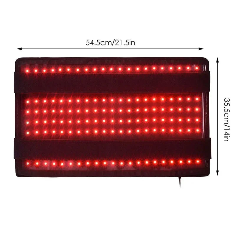 Red Light Therapy Mat, Large Red Light Therapy Pad with Controller,Pulse Mode 660nm & 850nm Near Infrared Light Therapy Belt
