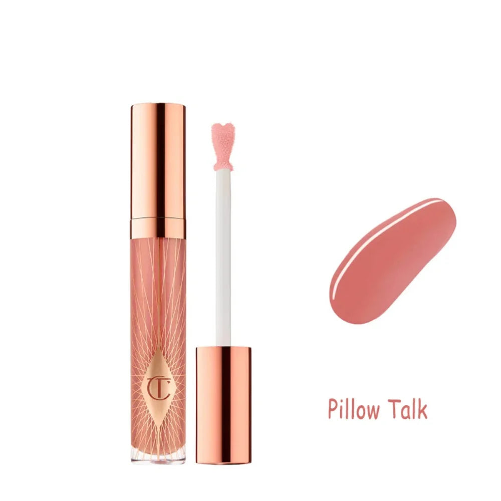 Charlotte Tilbury Lip Gloss Two Color Heart Shape Powder Blusher Highlight Spotlight Brightening Seamless Cosplay Makeup Gifts