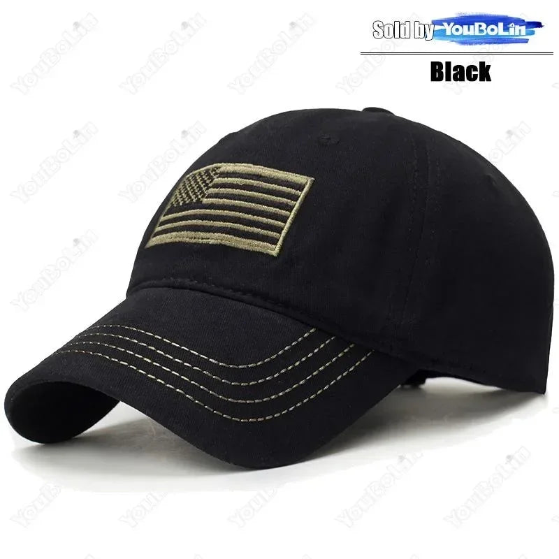 American Standard Men's Baseball Cap Four Seasons Outdoor Leisure Sun Hat Outdoor Fishing Hat