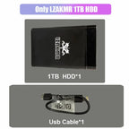 1TB For PS4/Xbox/PS3/PS2/PS1 Launchbox & RetroBat & Playnite System 3-in-1 Game HDD with AAA &3D & Retro Games
