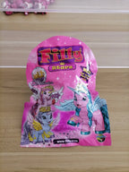 Filly Pony Doll Toy Flocking Stars Butterfly Cute Action Figure Collectible Blind Bags Children Birthday Gifts