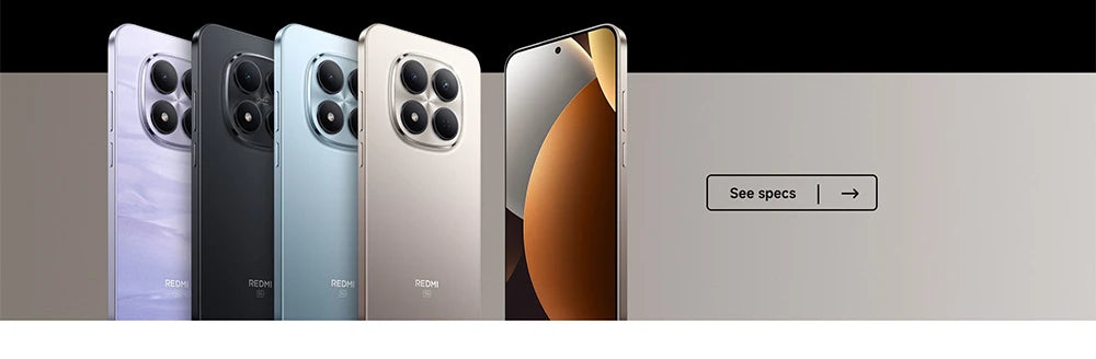 Global Version Xiaomi REDMI Note 15 Pro 5G smartphone 5G 6.83" 6580mAh 45W charging 200MP main camera IP66 IP68 IP69 IP69K