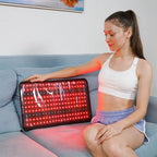 Red Light Therapy Mat, Large Red Light Therapy Pad with Controller,Pulse Mode 660nm & 850nm Near Infrared Light Therapy Belt