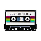 Retro 80s 90s Enamel Pins Vintage Cassette Tape Brooches Old School Lapel Pins for Backpacks Jewelry Gift For Friends
