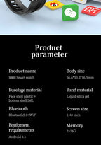 2026 New Smartwatch, Wireless Call, AI Voice, 40+ Sports Modes, Outdoor Fitness, Long Battery, Music & Message Alert, Unisex Gif