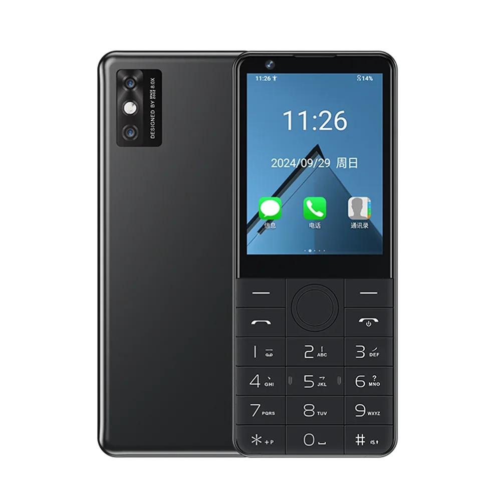 DOOV R77 Pro 4G Smart Touch Screen 2.8“ 3GB+32GB Android 5MP Camera Whatsapp Russian Multilingual Keyboard Smart Button Phone