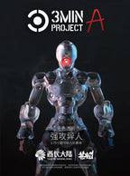 SHEIK MAINLAND 3MIN PROJECT A 3.75inch Super Movable Humanoid Body Strong Attack Alien Figure Assembly Model Toy Collection Gift