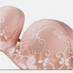 2024 New Sexy Lingerie Set for Women Strapless Push Up Bra Seamless Invisible Underwear Backless Wedding Dress LaceNo Show Panti