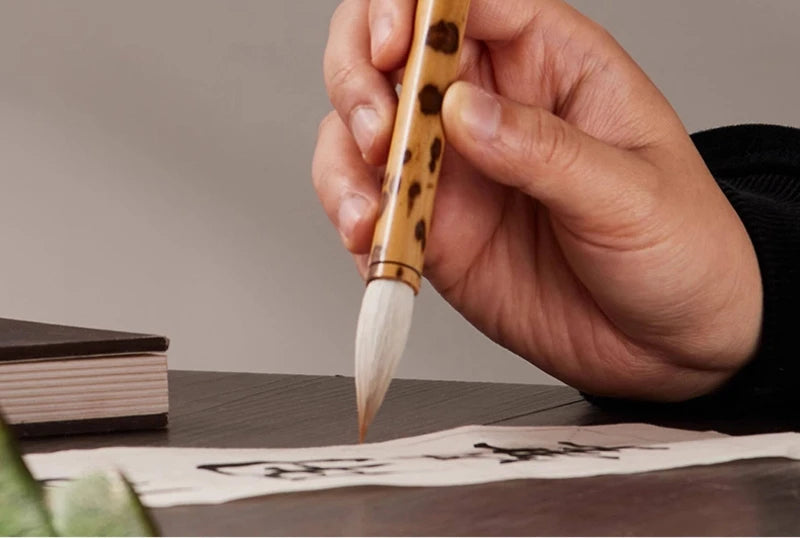 Weasel Woolen Multipple Hair Calligraphy Brush Medium Regular Script Practice Brush Professional Chinese Painting Pen Art Paint
