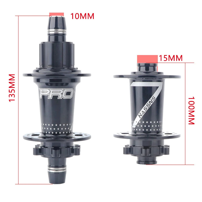 HASSNS Noisy Cube Pro 7 Freehub MTB Rear Hub 32 Holes Dirt Jump Bike Hub Changes Bicycle Cube 15*100/10*135MM Cycling Bushings
