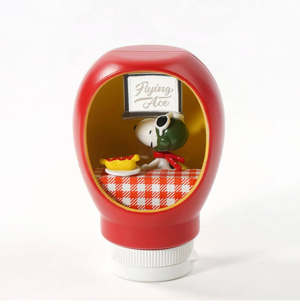 Re-Ment Life in A Bottle Snoopy Mystery Blind Box Gifts Toy Model Anime Figures Collect Ornaments