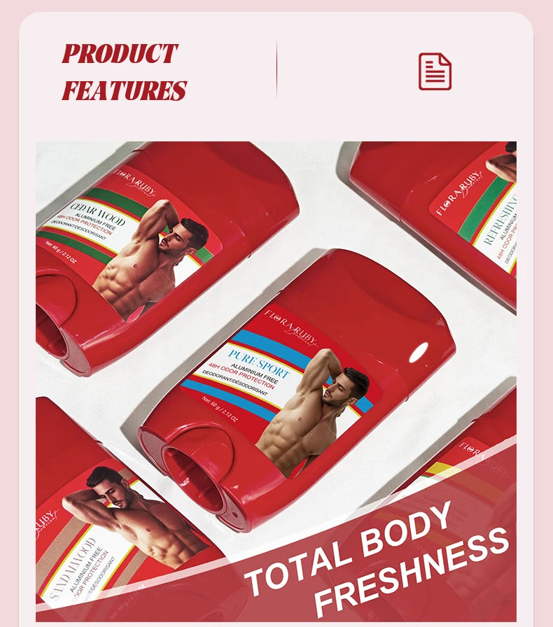Old Spice Sandalwood Deodorant Men，Body Odor RemoveCream，Aluminum Free，High Endurance，Sweat Defense & Odor Protection，Portable
