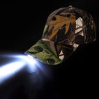Unisex Led Baseball Cap With Led Light Adjustable Baseball Hat Headlight Flashlight For Hunting Fishing Camping Hiking Joggings
