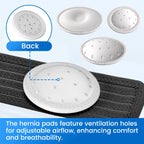 VELPEAU Baby Belly Hernia Belt with 3 Compression Pads, Umbilical Hernia Band Belly Button Abdominal Binder for Infant Newborn