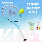 Kawasaki Light Tennis Rackets Set Carbon Composite Racquet Set KD1&PD1 Beginner Professional Shooting Men and Women Training Set