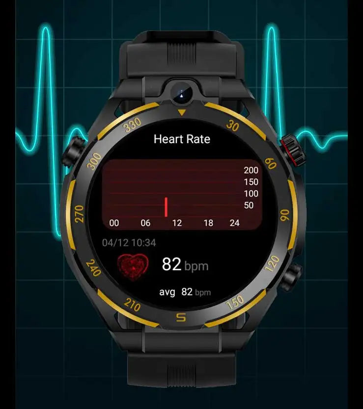 2026 New Smartwatch, Wireless Call, AI Voice, 40+ Sports Modes, Outdoor Fitness, Long Battery, Music & Message Alert, Unisex Gif