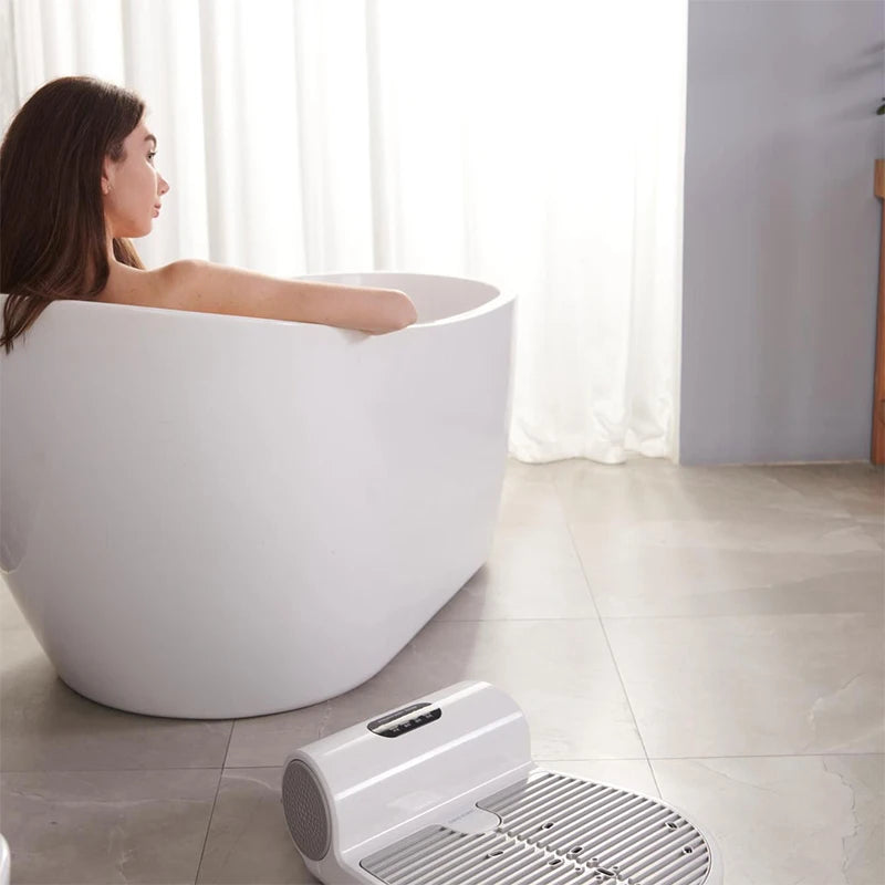 110V/220V Body Drier Machine Bathroom Body Dryer Negative Ions Human Skin Drier Hand Dryer 1350W with scale