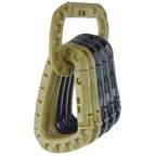 1/2/3/4/6pcs Tactical Carabiner Carabina Karabiner Clip Plastic Cadet Hiking Camping