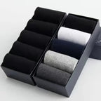 20Pcs/Lot Men's Pure Cotton Socks Plus Size Solid Color Casual Office Business Long Socks Breathable Soft Men's Socks EU39-48