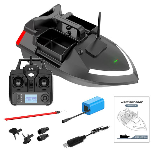 Modern GPS Fishing Bait Boat with 3 Bait Containers 12000mAh Wireless Bait Boat with Automatic Return Function Various styles