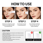 Foundation Stick Color Changing Foundation with Detachable Brush Blanc Cover Cream Stick Changing Hight Coverage Base Makeup