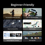 DJI Mini 4K Drone Camera 249g 3-Axis Gimbal Stabilization 10km Video Transmission Auto Return Resistance Long Battery Original C0
