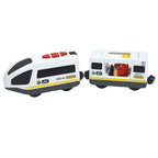 Train Track Wooden Train Toys Magnetic Set Electric Car Locomotive Diecast Slot Fit All Wood Brand Biro Railway Tracks For Kids