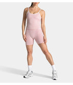 Quick drying seamless yoga shorts for women, high waisted, hip lifting, abdominal tightening, running and fitness pants