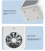 Mini USB Desk Fan Portable Quiet Cool Air Conditioner for Bedroom Home Use with Humidifying Spray Function Tabletop Fan
