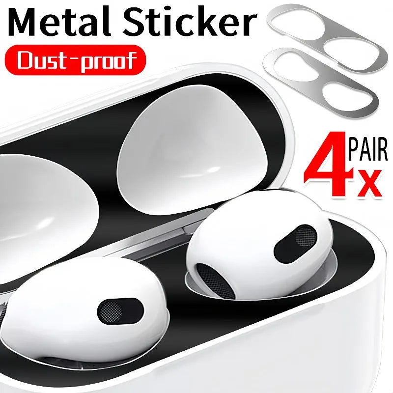 Metal Dustproof Film for Airpods Pro 3 Guard Sticker Anti-Scratch Protectors Decal Ultra Thin for Airpod Pro3 Case Accessories Main image