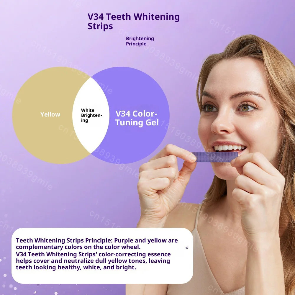 Teeth Whitening Strips Cleaning Dental Yellow Plaque Stains Removal Bleacher Restore Bright Tooth Oral Hygiene Care Stickers Gel