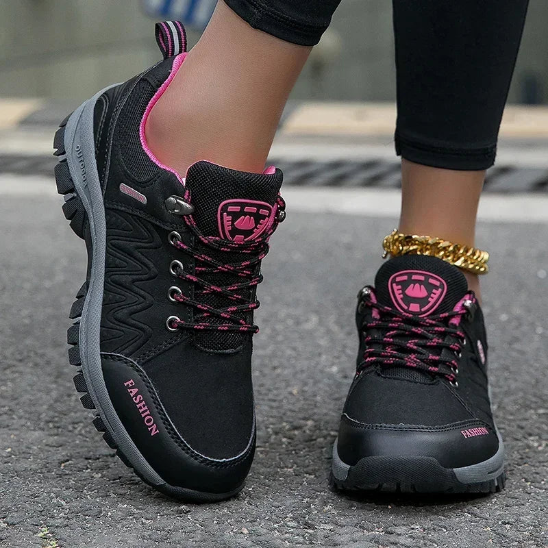 Women Hiking Shoes Outdoor Sneakers Non Slip Walking Shoes Comfortable Footwear Climbing Jogging Boots Sports Shoes for Wamen Secondary image