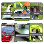 Aluminum Foil Moisture-proof Pad Outdoor Camping Waterproof Tent Footprint Portable Picnic Mat Lightweight HIking Sleeping Pad