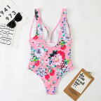 Sexy Swimwear Women`s Deep V One Piece Swimsuit 2026 New Female Bathing Suit Woman Bodysuit Swimming for Beach Wear Monokini