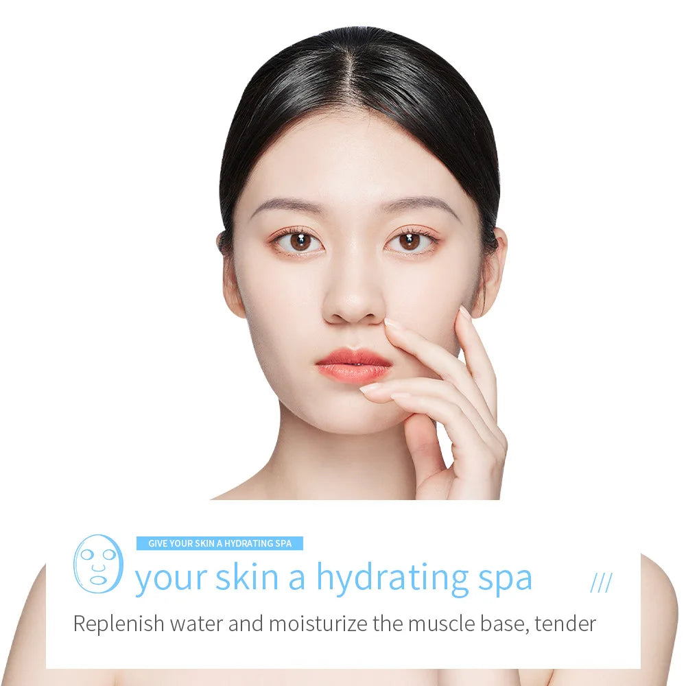 20pcs BIOAQUA Centella Collagen Face Mask VC Moisturizing Refreshing Sheet Masks Hyaluronic Acid  Facial Mask Skin Care Products Secondary image