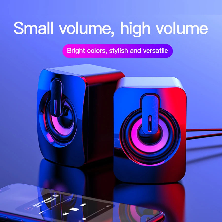 Computer Speaker For PC Laptop Desktop Caixa De Som Sound Box Music Audio System Bocina Column Acoustics Coluna Amplified Unit