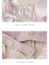 French Style Lingerie Set for Women, Thin Non-Wired Triangle Cup Bra, Lace & Embroidery Design