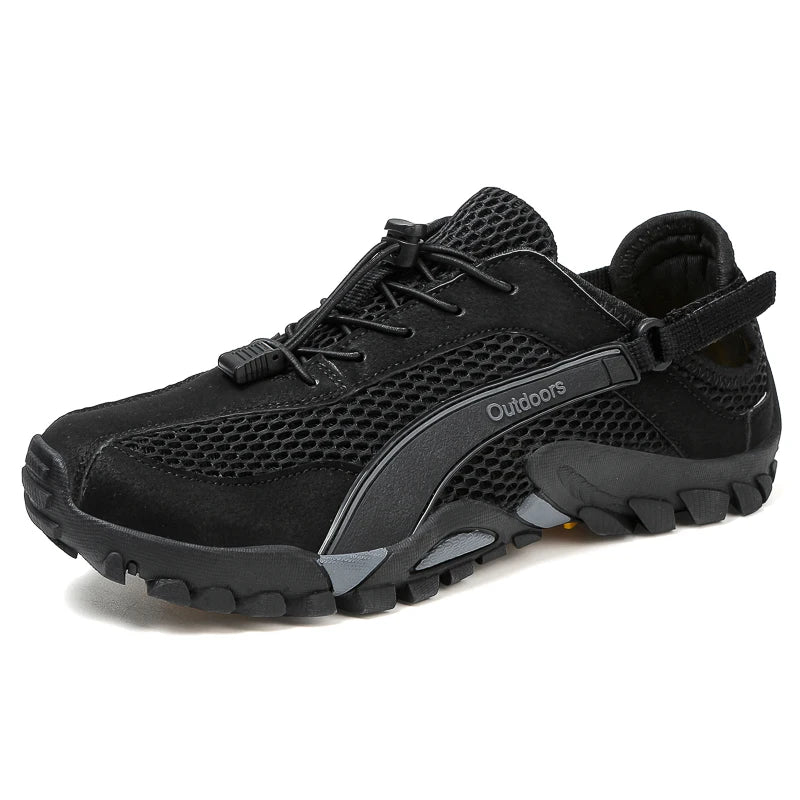 FANCYLEE Women's Hiking Shoes Breathable Mesh Trekking Sneakers Outdoor Lightweight Anti-Slip Mountain Climbing Shoes EU 36-42