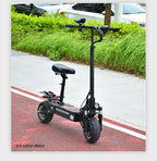 BOYUEDA Q7PRO Electric Scooter 3200W Dual Motor 52V19AH Foldable 10 Inch Tire 70KM/H Max Speed 70KM Mileage with Seat